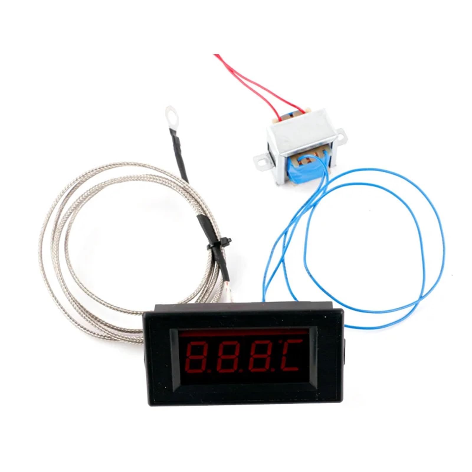 1 szt. AC220V cyfrowy termometr LED typu K termopara cyfrowy przyrząd do pomiaru temperatury do piekarnika 0-800 stopni