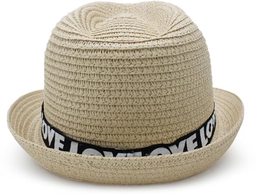 Image of VRITRAZ Baby Boy's and Girl's Kids Children Cute Printed Cartoon Gift Summer Fancy Dress Straw Fasion Hat Cap 1