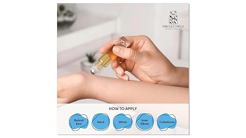 Miniatura 6 de Azafrán Attar Roll On Perfume, sin alcohol, Unisex, 0.2 fl oz