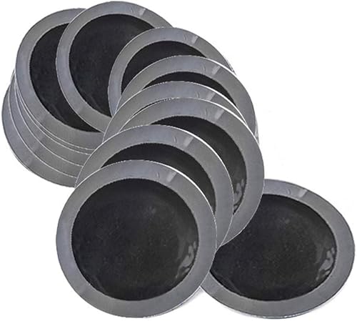 Miniatura 6 de Parche de reparación de neumáticos, parches fríos de pinchazos de neumáticos de automóvil, sin cámara, redondo, de goma natural, kit de parches de