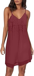 Vestidos blusas para mujer, vestido midi sexy sin tirantes con ribete de encaje para mujer en color sólido, vestido maxi azul a rayas