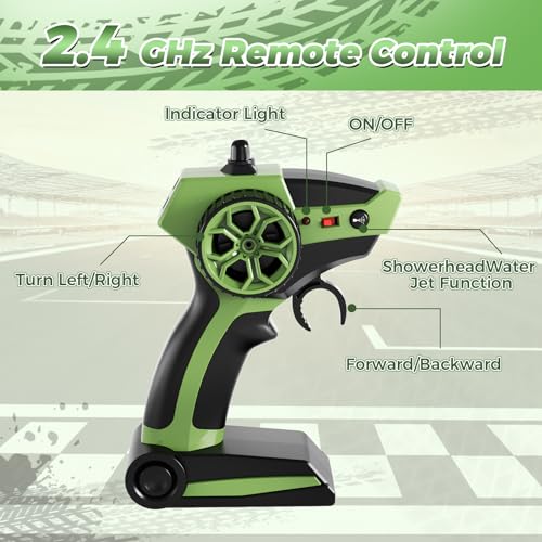 Dysaim Coche Teledirigido Anfibio, Monster Jam Cars Juguetes, 2.4 GHz RC Drift Car, Todoterreno Teledirigido 4x4, Drift RC Car Regalo Niños 6 Años, Coches Teledirigidos Niños 6 7 8 9 10 11 12 Años - imagen 7