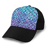 Mermaid Scale Sports Cap Unisex Baseball Cap Fashion Dad Hat Classic Casual Adjustable for Men Women