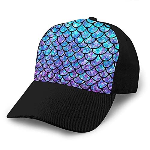 Mermaid Scale Sports Cap Unisex Baseball Cap Fashion Dad Hat Classic Casual Adjustable For Men Women #TOP11