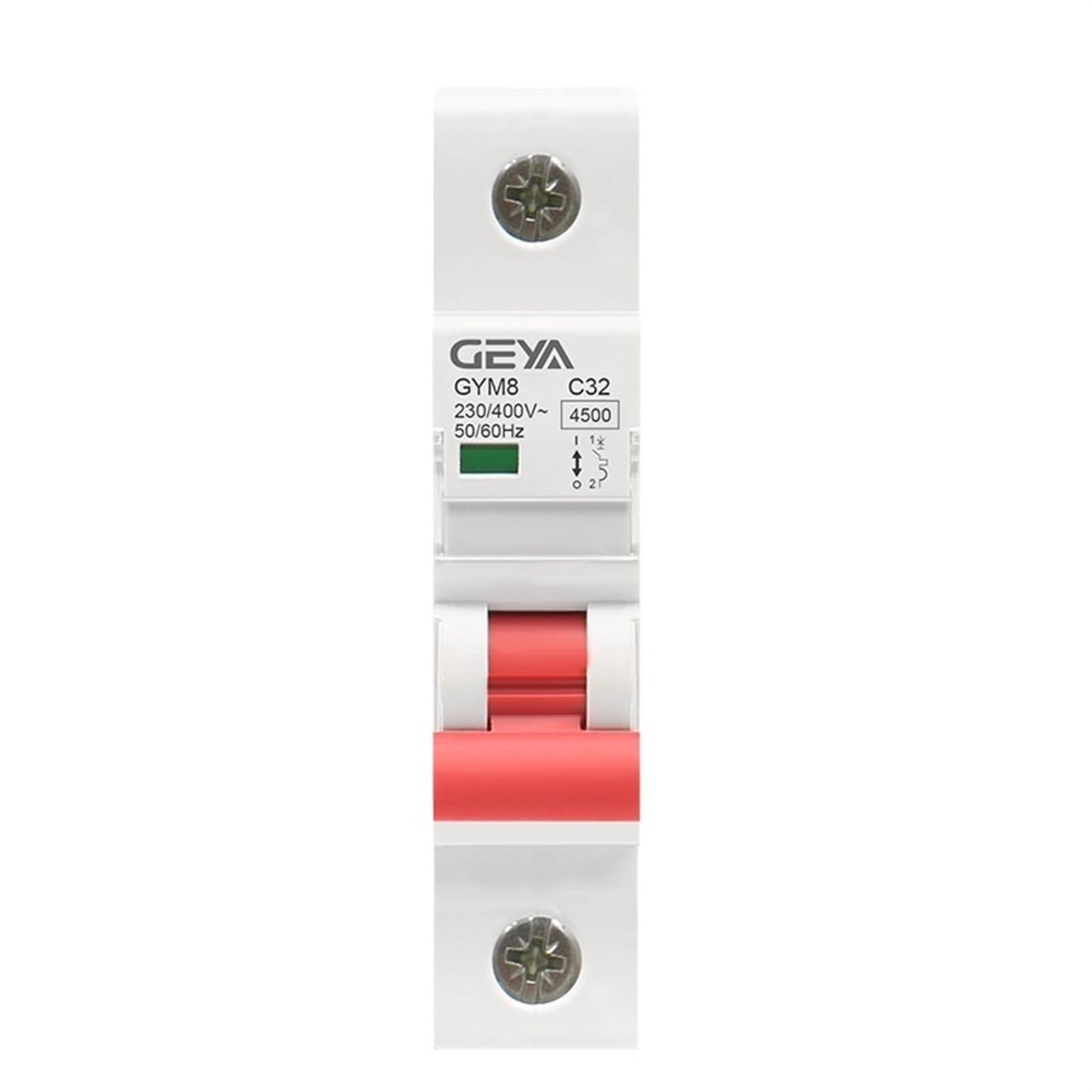 Disjoncteur sur Rail Din GYM8 SP Courbe C de 6A à 63A pour protection tableau électrique