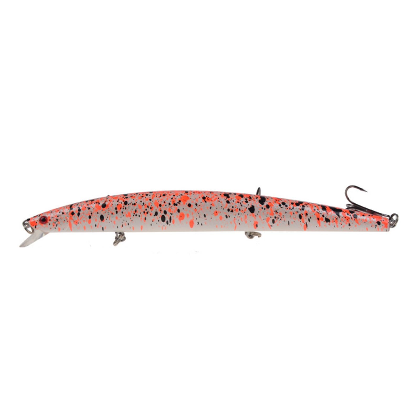 1 Uds 18cm 24g Minnow señuelo de Pesca láser Duro Cebo Artificial plástico Grandes señuelos de Peces Falsos mar Pesca Cebo Crankbait Wobblers(9)