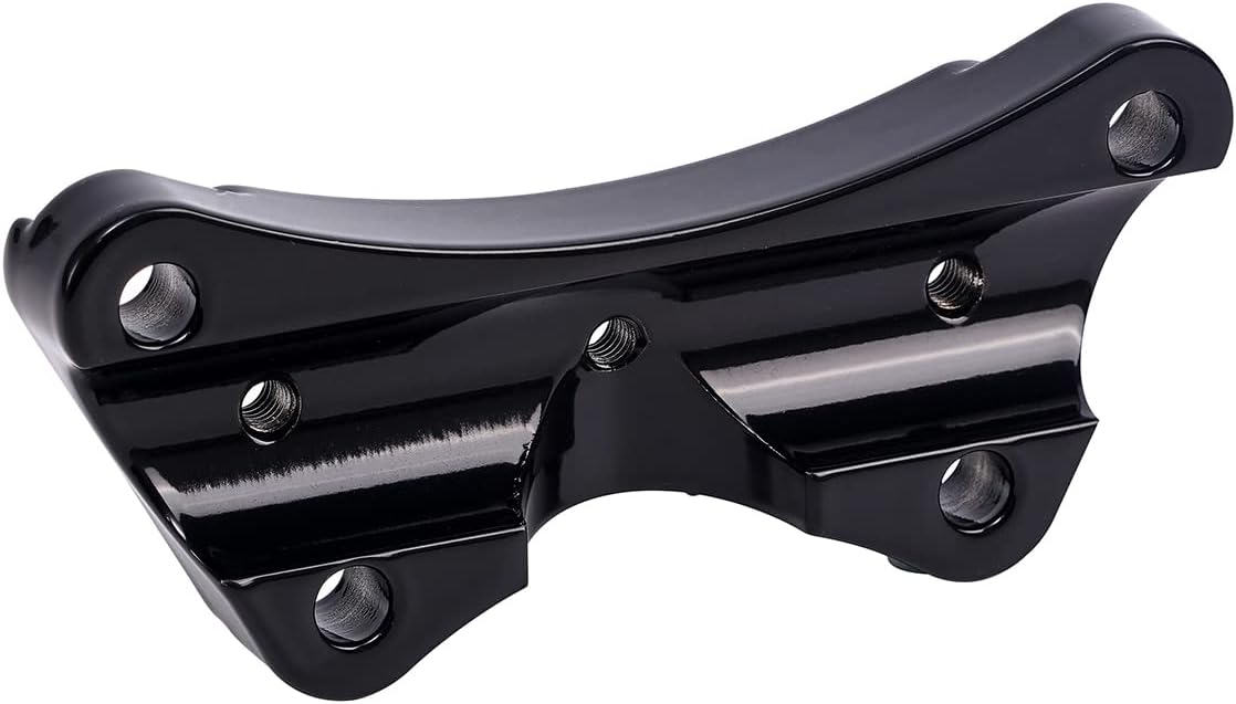 1'' Handlebar Riser Top Clamp Cover Fit Harley Touring Electra Glide Street Glide Road Glide Road King Ultra Classic 1993-2014 (Black)