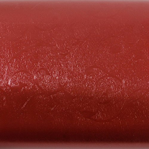 ROSEROSA Peel & Stick PVC Instant Papyrus/Damask Decorative Self-Adhesive Film Countertop Backsplash Papyrus Red Wine (MG5142-1 : 1.96 Feet X 8.20 Feet)