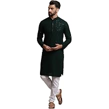 Sojanya Since 1958 MenS Pure Cotton Sequence Kurta & Pyjama Set