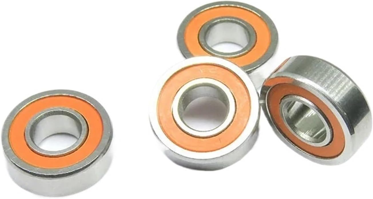 10pcs SMR125C 2OS Hybrid Ceramic Bearing 5x12x4 SM125 2RS Ceramic Bearing 5 * 12 * 4 Reel Bearing MR125RS Hobby Electric RC Bearing(SMR137C-2OS 3x17x4mm)