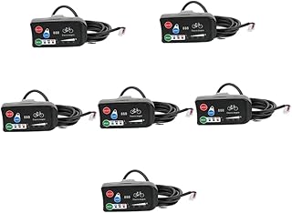 BESPORTBLE Painel De Controle De Scooter De Bicicleta Elétrica De 6 Peças Exibição De Bicicleta Elétrica Painel De Controle De Acessório De Bicicleta Painel De Exibição De Scooter De