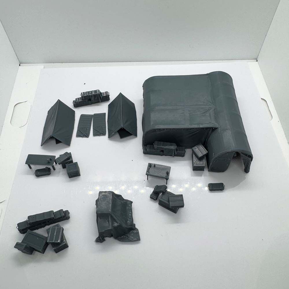 MRY-SFW LYTS76093 1/76 Miniature Scene Model Kit, Item As Shown 1set