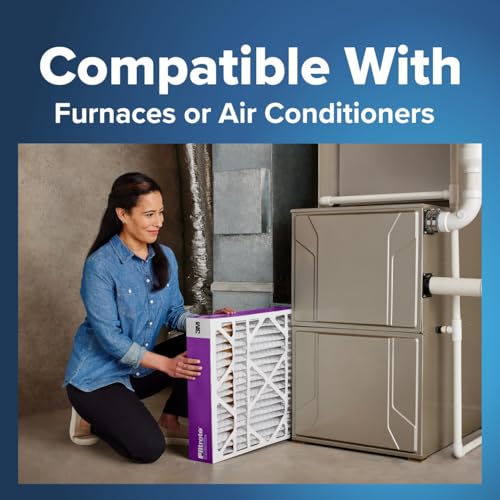 Filtrete 20x25x4 Slim Fit (3.75" width) AC Furnace Air Filter, MPR 1550, MERV 12, Fits AprilAire & Carrier, CERTIFIED Asthma & Allergy Friendly, 2-Pack (Actual Size 19.50 x 24.50 x 3.75) - image 8