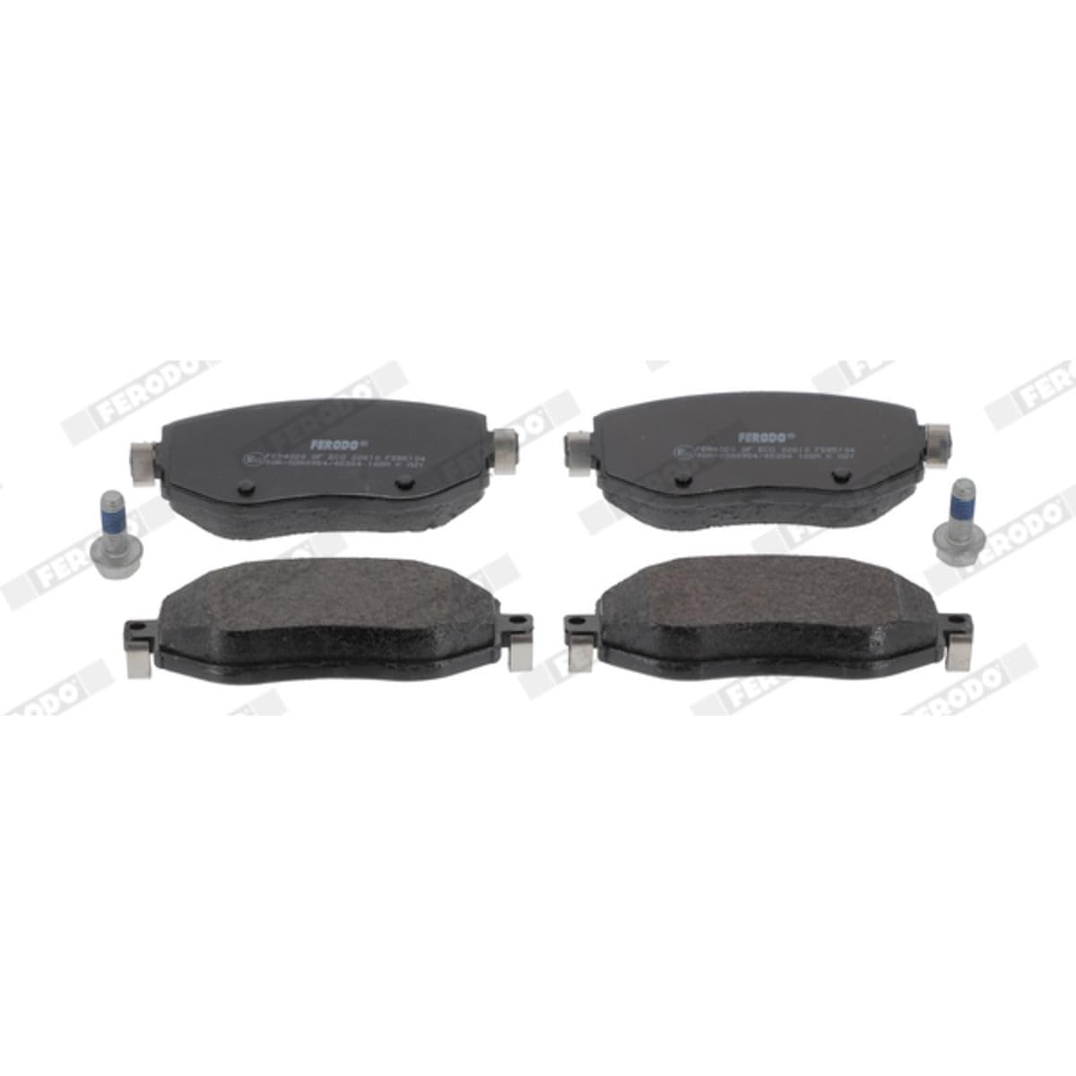 FERODO Kit pastiglie freni Anteriore con segnalatore acustico usura con accessori FDB5104 Compatibilità con RENAULT Megane IV Hatchback B9A/M/N Megane IV Grandtour K9A/M/N Megane IV Sedan