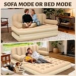 ChlorBlu Inflatable Small Queen Sofa Bed,Blow Up Couch Bed,70"x60"x30" - Image 3