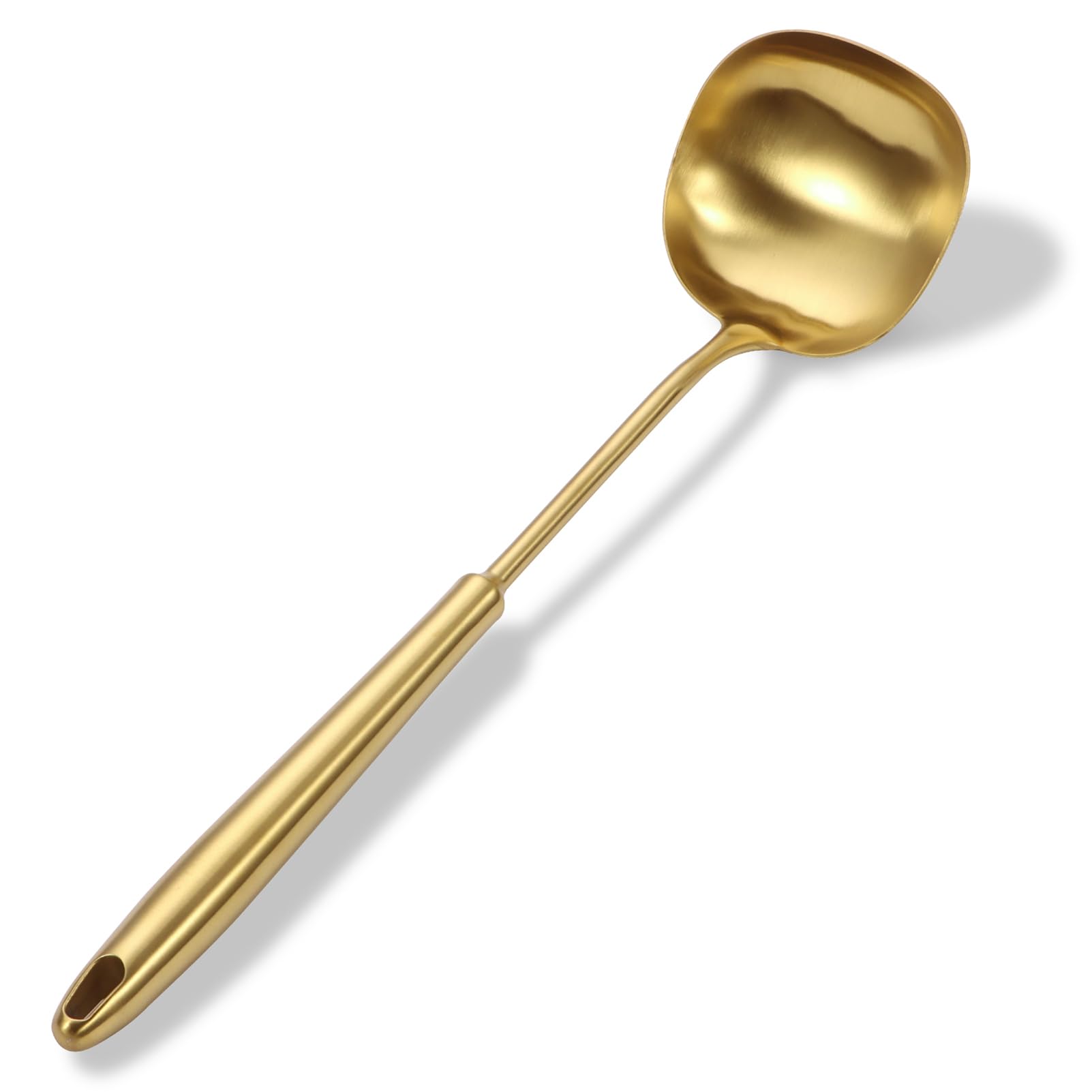 Gold Soup Ladle - 316 Stainless Steel Serving Spoon -1