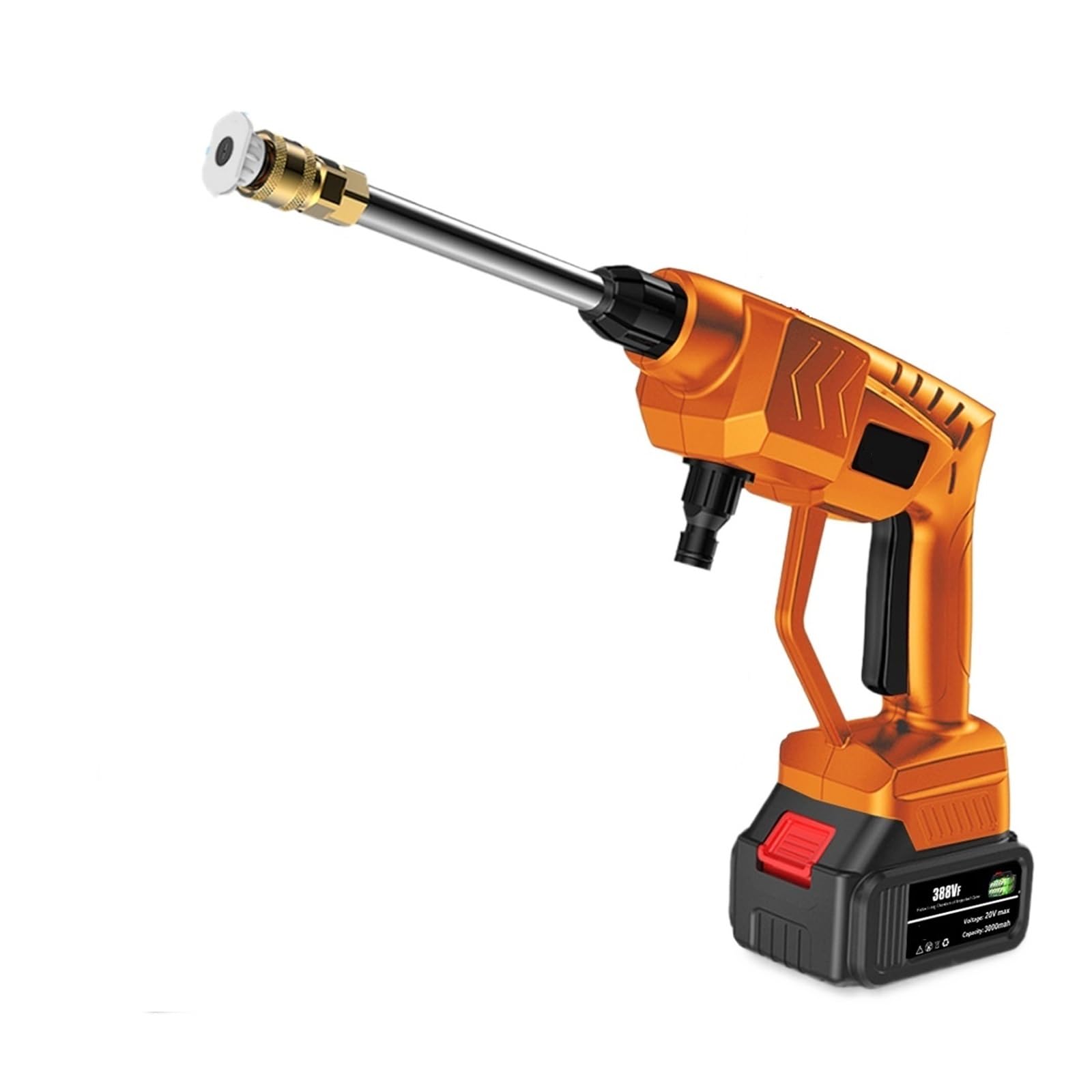 Pulitore For Pistola For Auto Ad Acqua A Spruzzo Automatico Con Batteria Al Litio Ricaricabile For Rondella For Alta Pressione Senza Fili For Da 18V Potente Getto A Pressione