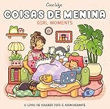 Coisas de menina (Girl Moments) – livro de colorir Coco Wyo com ilustrações inéditas (Portuguese Edition)