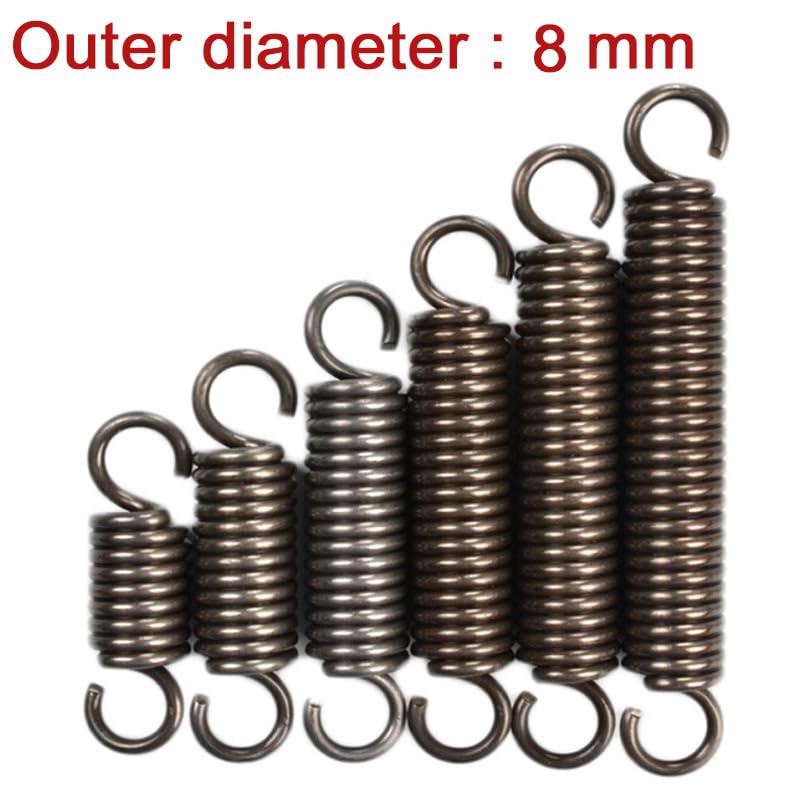 1pc Mechanical Extension Spring, Wire Dia 1.2mm Spring Assortment for Home Repair, Flexible Spring Coils Outer Dia 8mm(1.2 x 8 x 70mm)