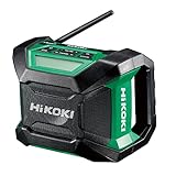 HiKOKI(ハイコーキ) 14.4V 18V共用 コードレスラジオ 小型軽量タイプ Bluetooth機能搭載 AC100V使用可 蓄電池・充電器別売り UR18DA(NN)
