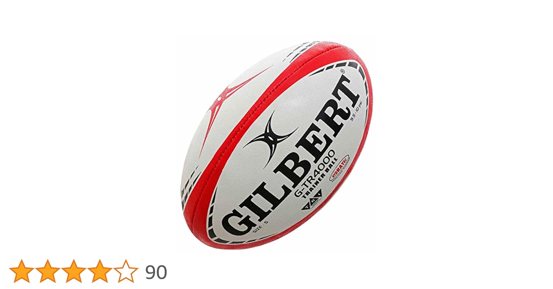 Amazon | Gilbert G-TR4000 TRAINER ラグビーボール練習用4号 赤