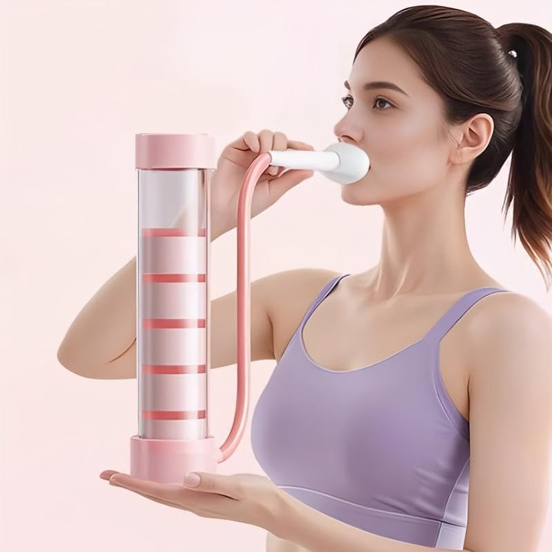 Breathing Dumbbell Lung Exerciser – Respiratory Muscle Training Device for Deep Abdominal Breathing, Lung Capacity Improvement & Pulmonary Fitness | Portable & Washable Breathing Exercise Tool (Pack-1)-image-35
