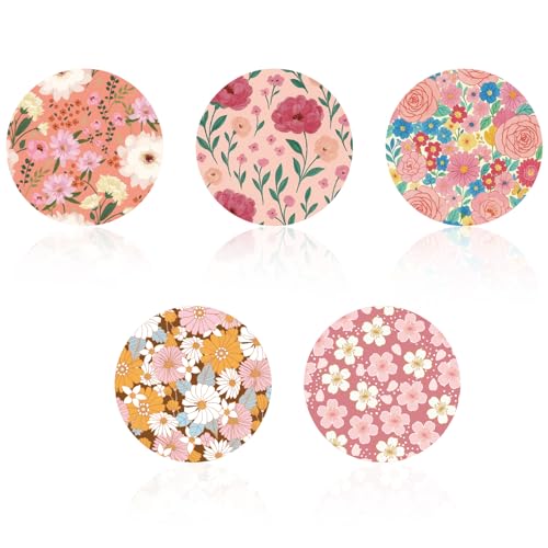 Tinoaly 25 Pz Cerotti Adesivi per Libre 2 e 3, 5 Tipi di Coperture Rotonde Sensori Adesivi per Sensori Traspiranti Impermeabili e Anti-Sudore Cerotti CGM