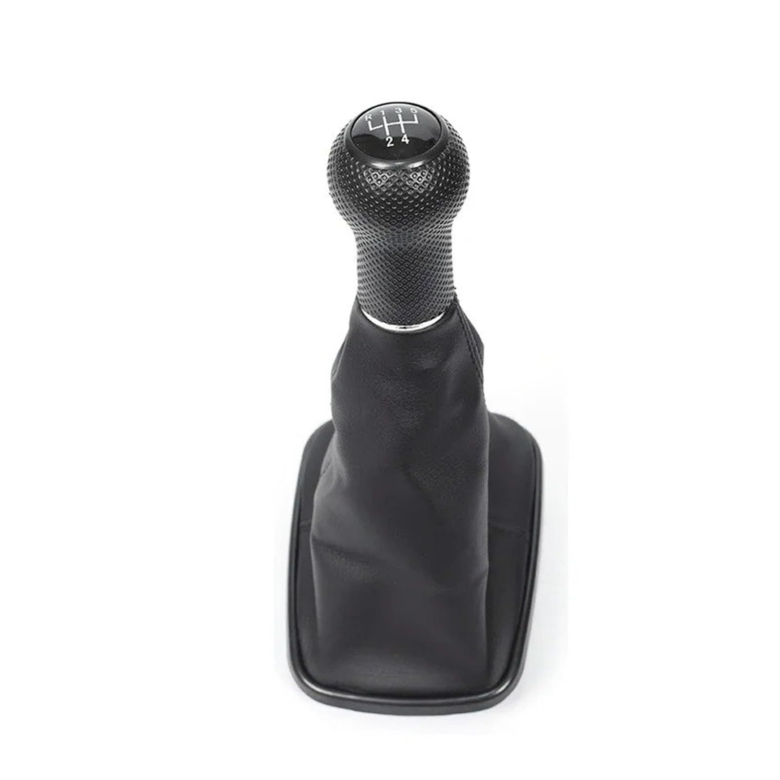 Vavgkdkpzb Black 5-Speed Shifter Lever Handle For Vw Mk4 For Jetta For Bora 1999-2004 5 6 Speed Gear Shift Knob Lever Shifter Gaitor Boot(Black 5-Speed)