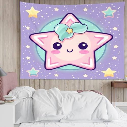 Tissu pour chambre pentagramme 3D grand format textile mural isolant - 5