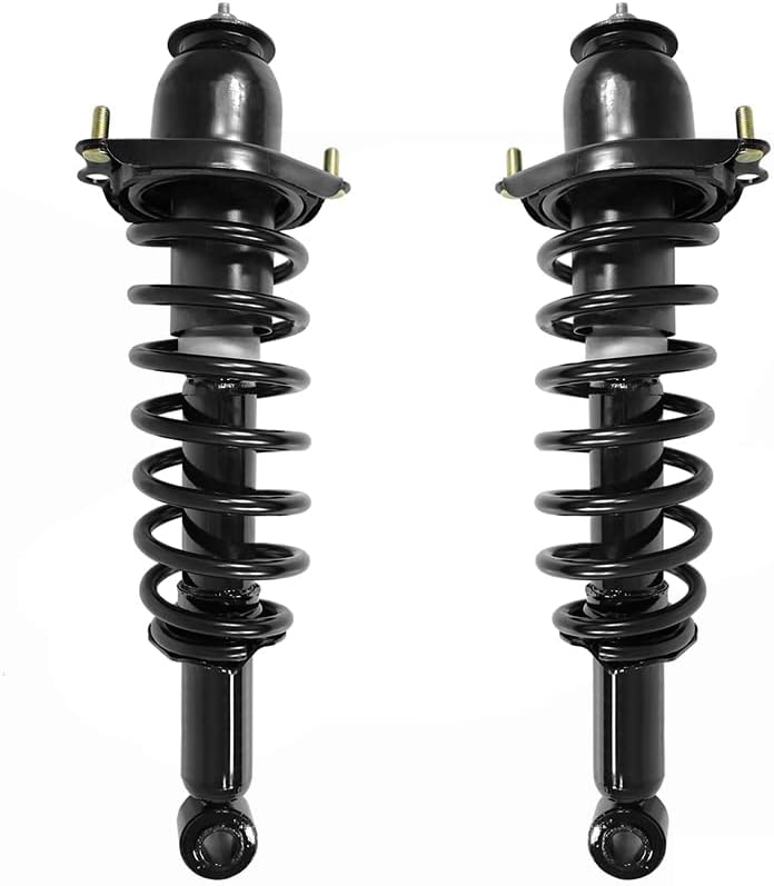 Complete Rear Strut Assemblies For 2008-2013 Toyota Highlander AWD - Pair With Coil Springs, Ready To Install