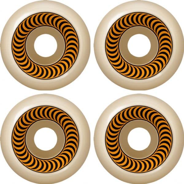 Spitfire Wheels Formula Four OG Classic Natural/Orange Skateboard Wheels - 53mm 99a (Set of 4)