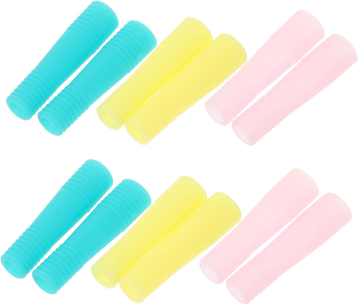12pcs Silicone Cuticle Handle Covers Non Slip Protector for Scissors Tweezers Durable Silicone Sheath for Manicure Tools for Home Professional Use