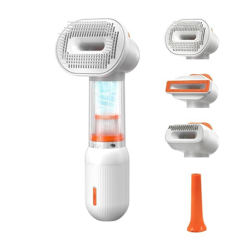 Brosse Aspirateur pour Chiens, Aspirateur Toilettage pour Chiens et Chats