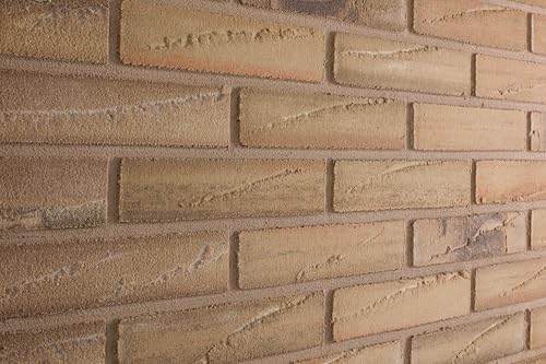 Mattone flessibile, Listelli Red Industrial, 50x210 mm, decorazio...