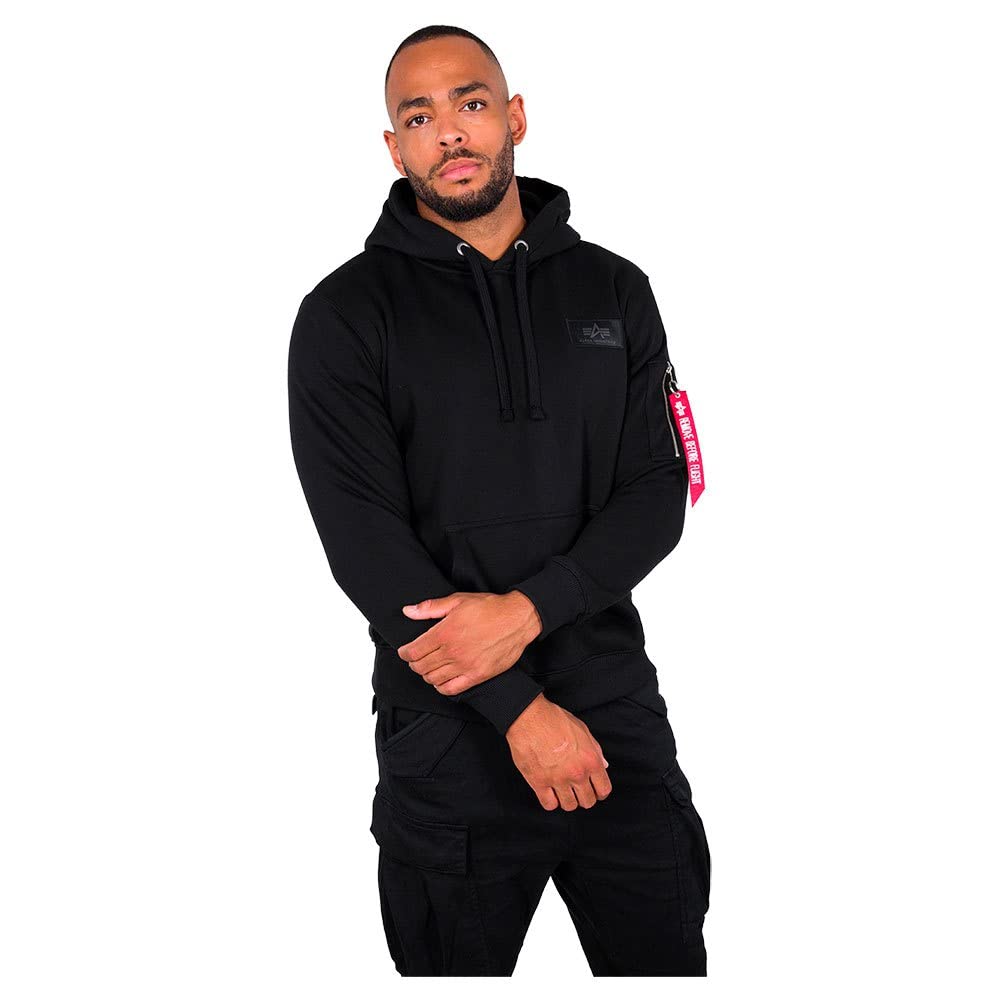 Herren Kapuzensweat mit Logo-Print und praktische Details