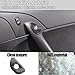 Car Door Switch Cover Trim Compatible with Chevy Corvette C6 2005-2013, Interior Door Release Bezel Switch Button Trim Accessories (Carbon Fiber Pattern)