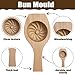 Wooden Bao Bun Maker Diy Steamed Bun Mold, Traditional Baozi Maker Mold for Handmade Steamed Buns, Wood Dumpling Pastry Mould Baking Tool