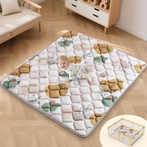 Dessports Boho Baby Play Mat - 65x50 Foldable Machine Washable