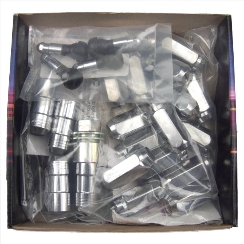 Image of McGard 84838 Chrome (M14 x 1.5 Thread Size) Cone Seat Style Wheel Installation Kit for 8-Lug Vehicle