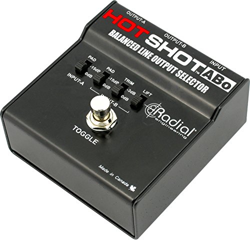Radial Hotshot Abo Passive Line Output Signal AB Redirector - Signal Splitter