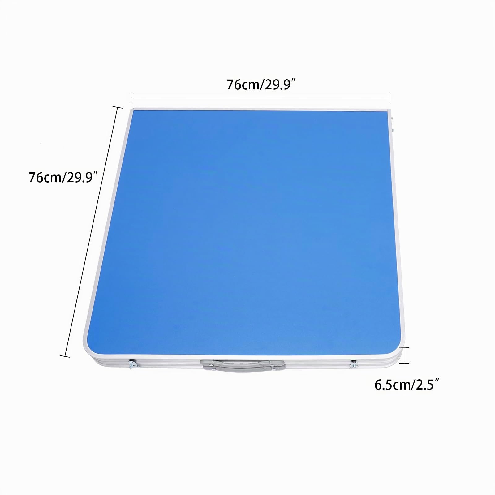 Mesa de ping pong plegable, mini mesa de ping pong con 2 raquetas, 3 pelotas y red de ping pong, mesa de ping pong para interior y exterior, 152 x 76 x 76 cm