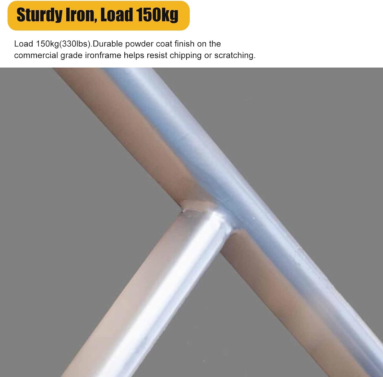 Bed Ladders for High Beds, Metal Heavy Duty Bunk Beds Ladders/Adjustable Climb Ladders, Home Camper Bed Side Ladder (Color : White, Size : Length 1.5m/59 Inch)