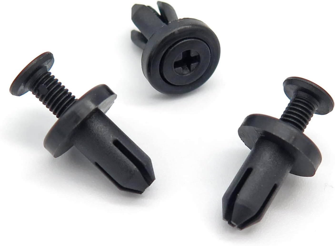 VVO Fasteners- Black Plastic Front Bumper & Trim Fastener Clips for Mazda MX-5, 3, RX-8, 2, (Pack of 10)