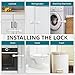 Autumn Bliss Co Cabinet Locks Baby Proofing| Child Proof Cabinet Locks| Baby Proofing Cabinets| Door Locks for Kids Safety| Fridge Lock Cabinet Lock| Drawer Locks Baby Proofing (Brown, 6 Pack)