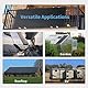 FIREFLY ENERGY 240 W Monokristallines Solarpanel Schwarz für Balkon, Garten, Wohnmobil, Boot, Anhänger