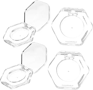 4pcs Travel Eyeshadow Pans Hexagon Empty Blus...