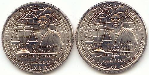 2023 P,D American Women, Washington Eleanor Roosevelt Quarter Uncirculated