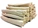 Rawhide Retriever Roll Bulk - 9" - 6 Pack | 36-Count Box - 100% Natural Dental Chews by 123 Treats
