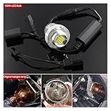Temperatura de color: 6000k ZHUZHU Your Heart 2 * Ojos de ángel LED Marcador Luces sin Error for BMW for 5 Series for E60 for E61 for Lci Faro halógeno Halo Anillo de la Bombilla de la luz de los Kits de la luz del Coche