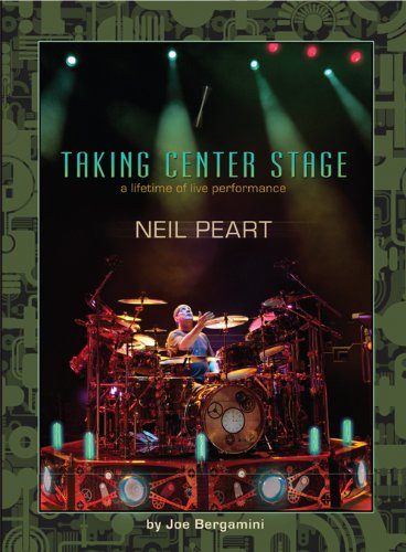 Neil Peart Taking Center Stage livre de batterie en anglais pour batteurs